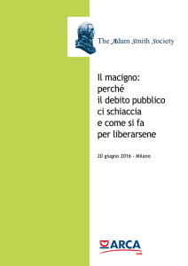 Il macigno: perché il debito pubblico ci schiaccia e come si fa per