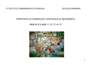 Geografia - Home Page - 6° Istituto Comprensivo Padova