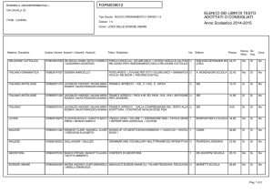 FGPM039012 ELENCO DEI LIBRI DI TESTO ADOTTATI O