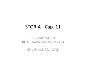 STORIA – Cap 11 CL 1 B