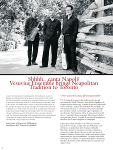 Shhhh… canta Napoli! Vesuvius Ensemble brings Neapolitan