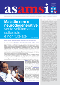 Malattie rare e neurodegenerative: verità volutamente