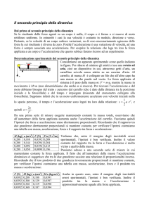 Il secondo principio della dinamica - web