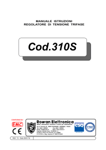 Cod.310S - Rowan Elettronica Srl