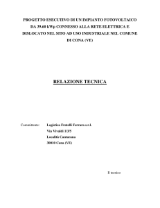 fotovoltaico - Logistica F.lli Ferrara