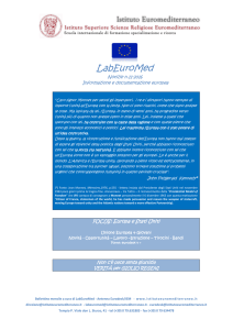 News LabEuroMed 11/2016 - Istituto Euromediterraneo
