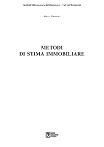 metodi di stima immobiliare