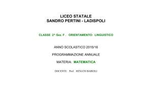 programmazione matematica 2f