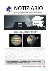 dell`Associazione Pordenonese di Astronomia 4 LUGLIO 2016