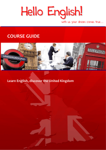 course guide - Hello English