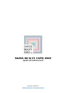 SWISS BEAUTY EXPO 2017 Appendice alle Condizioni Generali