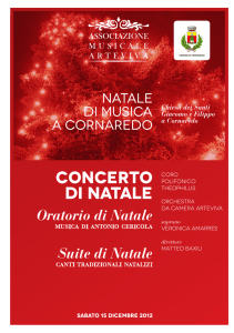 concerto di natale - associazione la filanda cornaredo