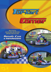 Manuale d`uso e manutenzione Manuale d`uso e - Comer - Top-Kart