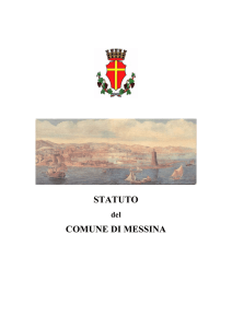 Statuto del Comune di Messina - Laboratorio Messina per i Beni
