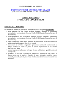 5^ b liceo linguistico - istituto statale augusto monti