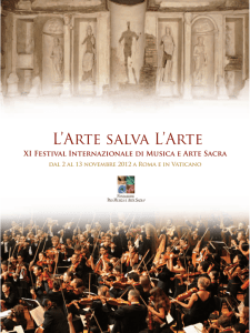 L`Arte salva L`Arte - Festival Internazionale di Musica e Arte Sacra