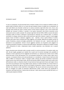 MANIFESTO PER LA FELICITA`