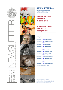 NEWSLETTERUnifi - Università degli Studi di Firenze