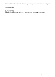 Cap. 1 - Il progetto tra pensiero futurista e concetti razionalistici