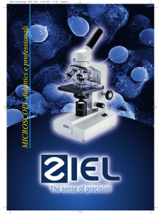 il microscopio - Ottica dei Portici