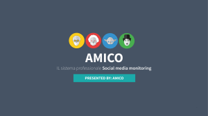 IL sistema professionale Social media monitoring - Amico