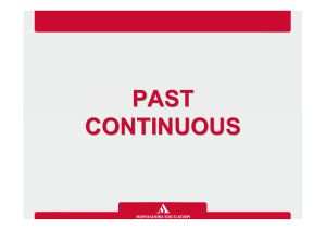 past continuous past continuous