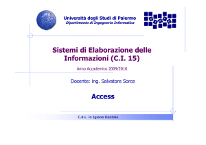 Access - Università degli Studi di Palermo