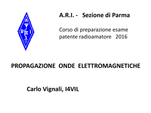 Radiotecnica 7 PROPAGAZIONE ONDE ELETTROMAGNETICHE