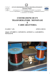 TRASFORMATORE MONOFASE