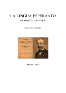 la lingua esperanto