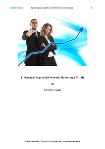 I Principali Segreti del Network Marketing