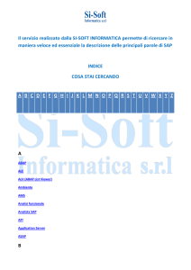 Il servizio realizzato dalla SI-SOFT INFORMATICA permette di