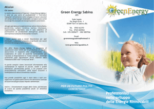 - Green Energy Sabina ATS Energie Rinnovabili
