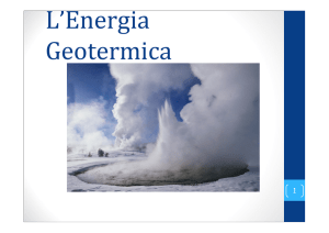 L`Energia Geotermica