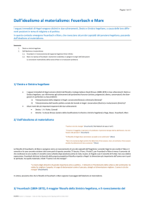 Feuerbach e Marx - Archivio materiali didattici