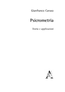 Psicrometria - Aracne editrice