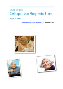 Colloquio con Margherita Hack