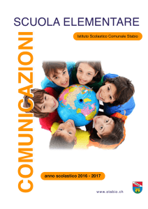 Comunicazioni SE anno scolastico 2016-2017