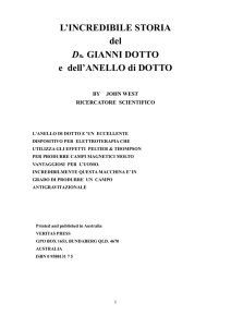 Dr.Gianni A. DOTTO - Campi per la vita