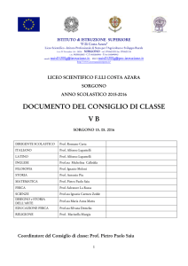 Documento 15 maggio V B LICEO a.s. 2015