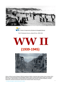 WW II - Istituto Comprensivo "Via Giuliano da Sangallo"