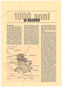 Mille anni di Kosovodi Giovanni Gozzer