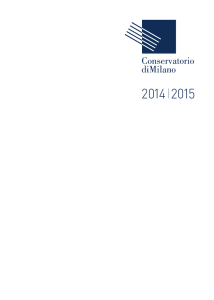 Il calendario degli eventi programmati dal Conservatorio di Milano