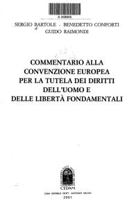 commentario alla convenzione europea per la tutela dei diritti