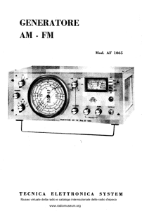 TES-Generatore AM-FM mod AF1065 manuale - AireRoma