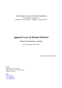 10-Sezionamento e comando - Università degli Studi di Messina