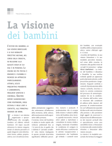 La visione dei bambini - Centro Ottico Maffioletti S. R. L.