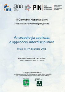 Antropologia applicata e approccio interdisciplinare