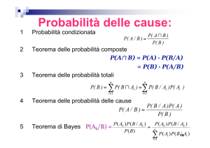 probabilità delle cause parte 2