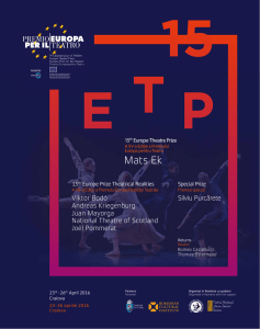 Premiul Europa pentru Teatru - Union des Théâtres de l`Europe